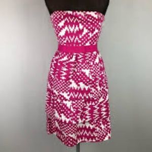 Banana Republic Strapless Dress with Tiered Skirt - Size 12